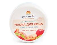 Маска для лица 25+ «Персик и каолин lifting+detox» Yodometics, 75 мл