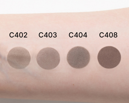 Минеральные компактные тени для век и бровей KM Cosmetics тон C408, 1,7 г