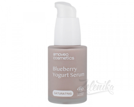Йогуртовая крем-сыворотка Amoveo Cosmetics "BLUEBERRY YOGURT SERUM", увлажняющая, 30 мл