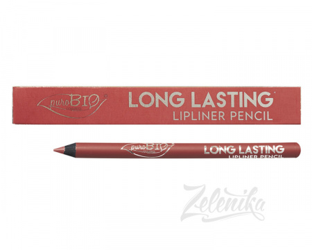 Натуральный карандаш для губ PuroBio Long Lasting, тон 08L (нюд), 1,1 г