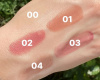 Натуральный оттеночный бальзам для губ KM Cosmetics, тон 03 "Mauve", 3,1 г, срок годности до февраля 2027
