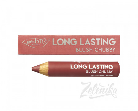 Карандаш-румяна PuroBio Long Lasting, тон 021L (теплый нюд), 3,3 г