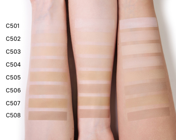 Компактная минеральная тональная основа "Skin Barrier" KM Cosmetics, оттенок C504 (натуральный бежевый), 10 г