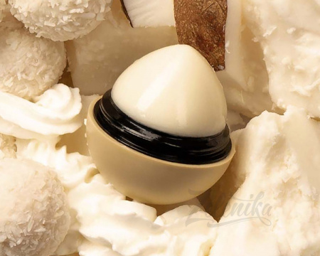 Натуральный бальзам для губ Exo Egg «Кокос + Сливки», 12 г