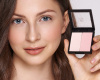 Палетка DUO «Сияющая Олимпия» KM Cosmetics (румяна и хайлайтер), 8 г