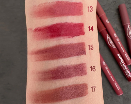 Помада-карандаш для губ PuroBio Long Lasting, тон 017L (персик нюд), 3 г