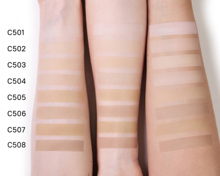 Компактная минеральная тональная основа "Skin Barrier" KM Cosmetics, оттенок C505 (песочный), 10 г