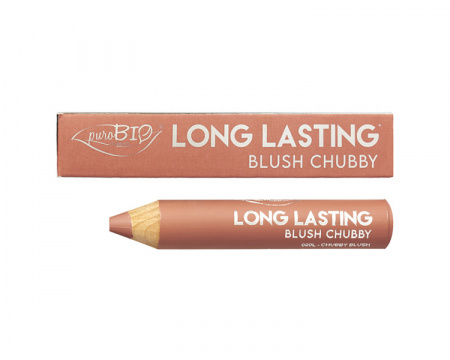Карандаш-румяна PuroBio Long Lasting, тон 020L (персик), 3,3 г