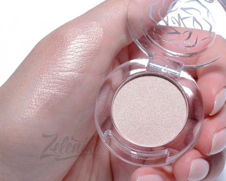 Компактные шиммерные тени KM Cosmetics, оттенок С209 «Розовое золото», 1,5 г