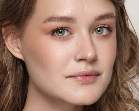 Минеральные компактные тени для век и бровей KM Cosmetics тон C403, 1,7 г